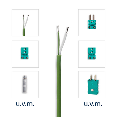 Vlt Thermoelement Verlängerung Silikon Typk