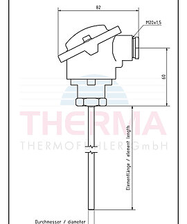 B Kopf Thermoelement